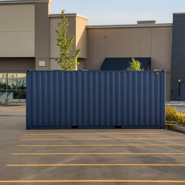 our commercial storage containers come equipped with security features such as lockboxes and heavy-duty locks