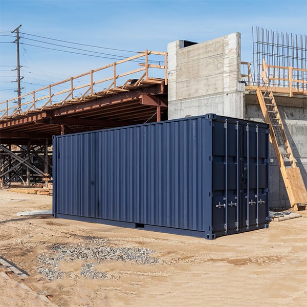 our construction site storage containers have varying weight capacities depending on the size and type you choose